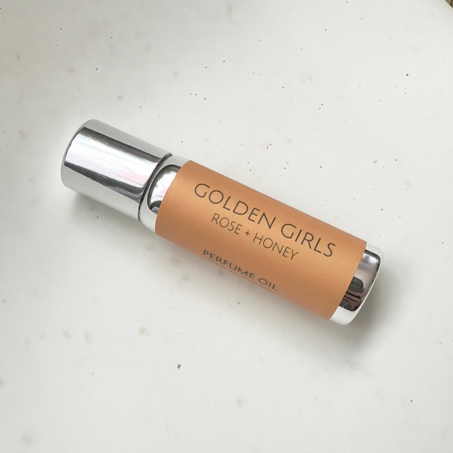 Perfume Oil Roll-On | Golden Girls | Rose + Honey