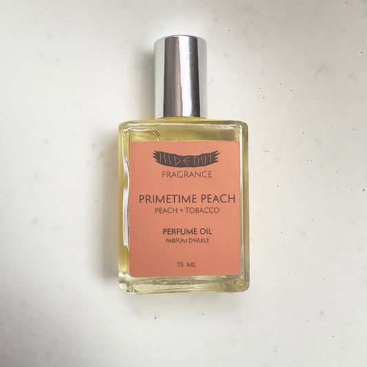Perfume Oil Roll-On | Primetime Peach | Ripe Peach + Warm Tobacco