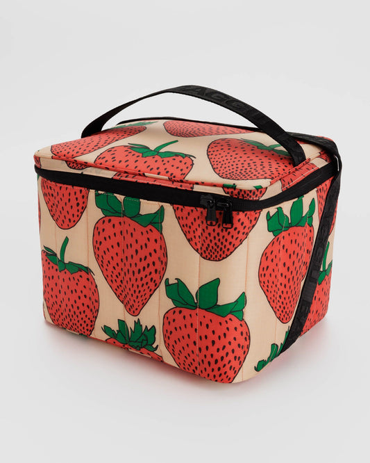 BAGGU Puffy Cooler Bag | Strawberry