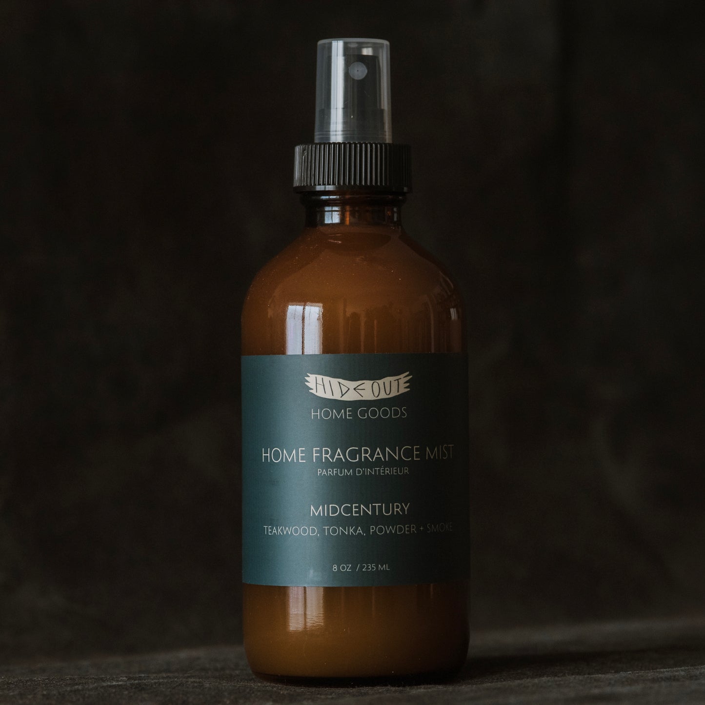 Home Fragrance Mist | Midcentury | Teakwood, Tonka, Brandy + Pipe Tobacco