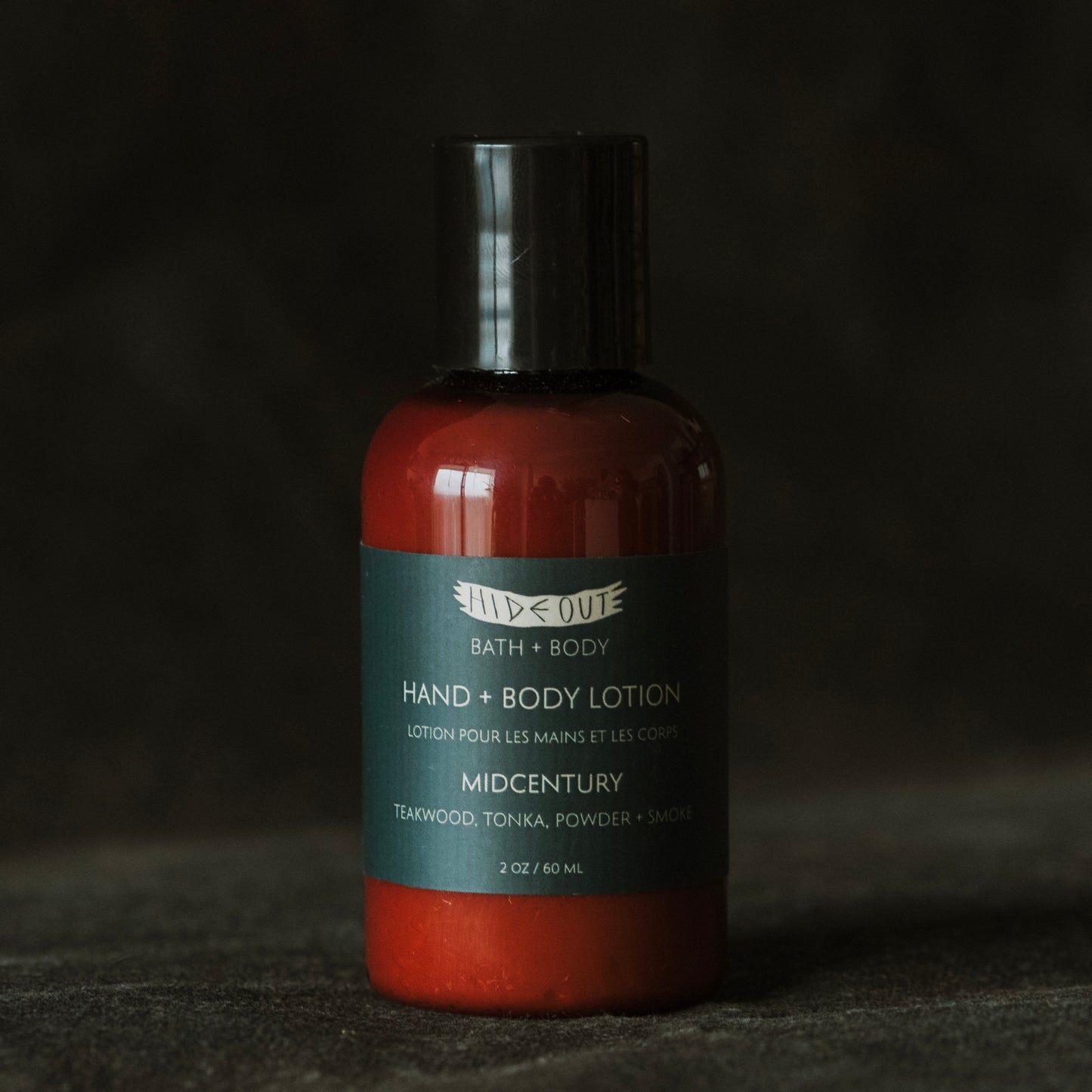 Hand + Body Lotion | Midcentury | Teakwood, Tonka, Brandy + Pipe Tobacco