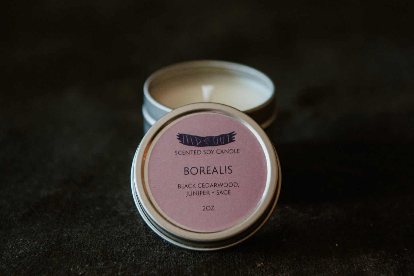 Scented Candle | Borealis | Black Cedarwood, Juniper + Sage