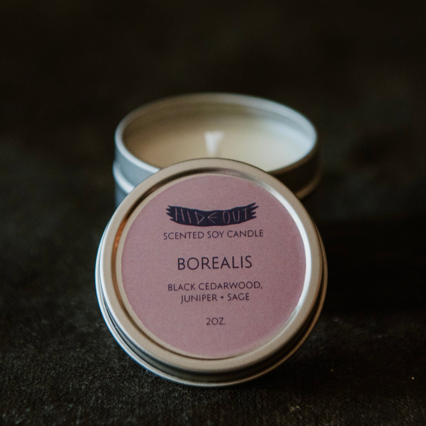 Scented Candle | Borealis | Black Cedarwood, Juniper + Sage