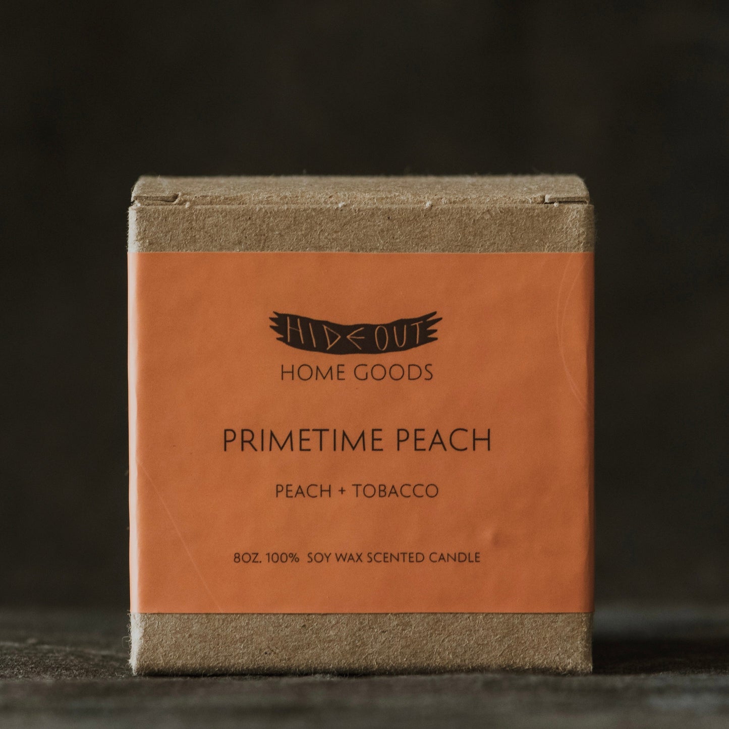 Scented Candle | Primetime Peach | Warm Peach + Golden Tobacco