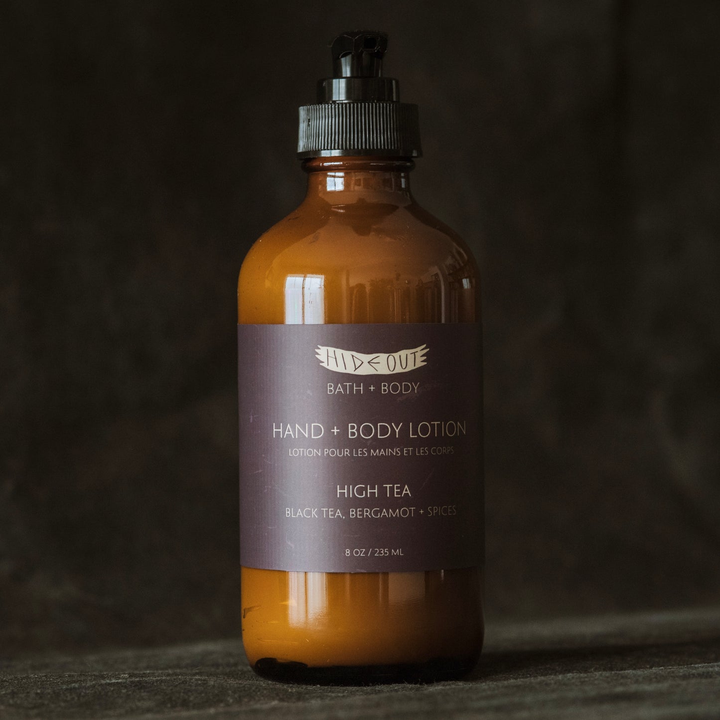Hand + Body Lotion | High Tea | Bergamot, Black Tea, Mint, Honey + Spice