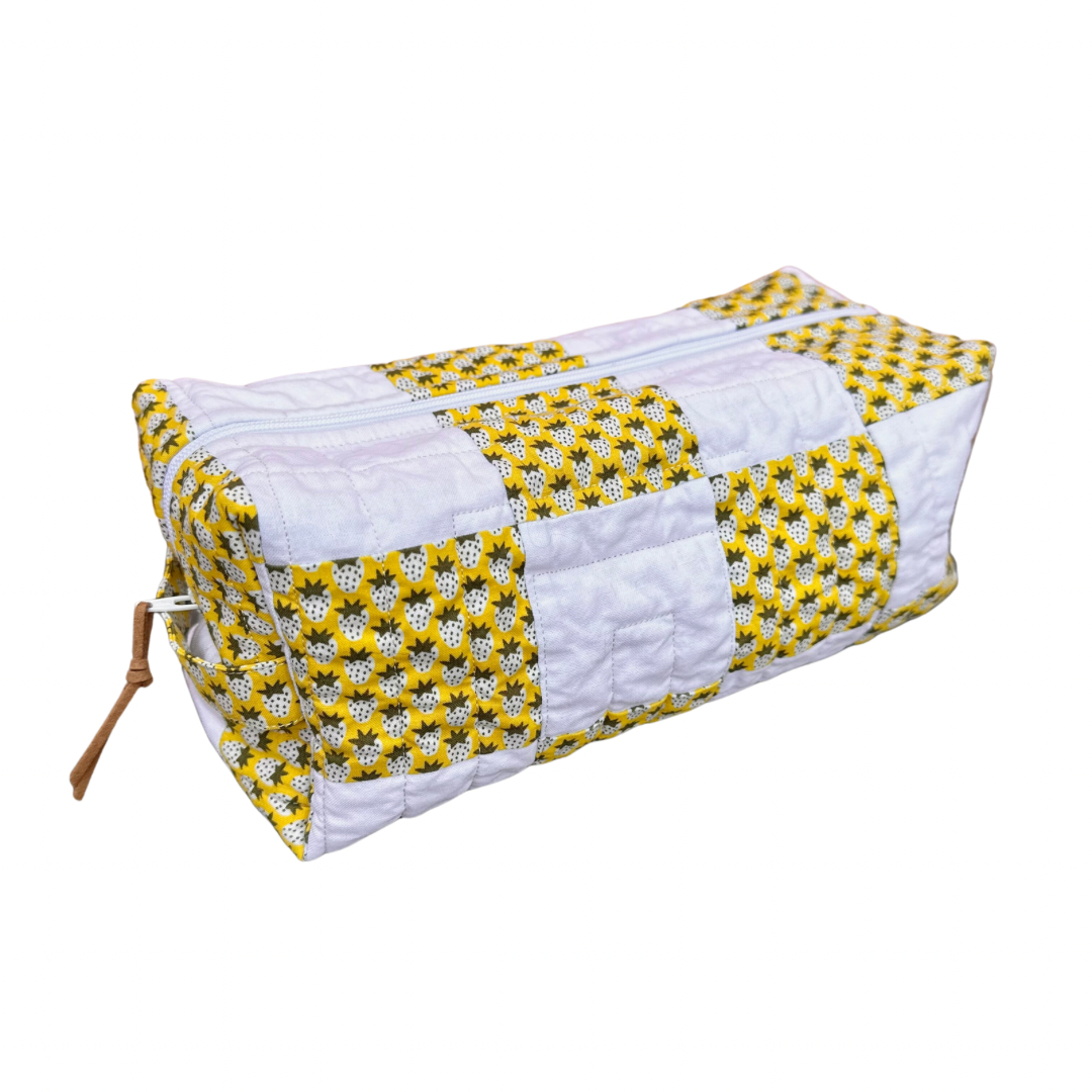 Handmade Quilted Dopp Kit
