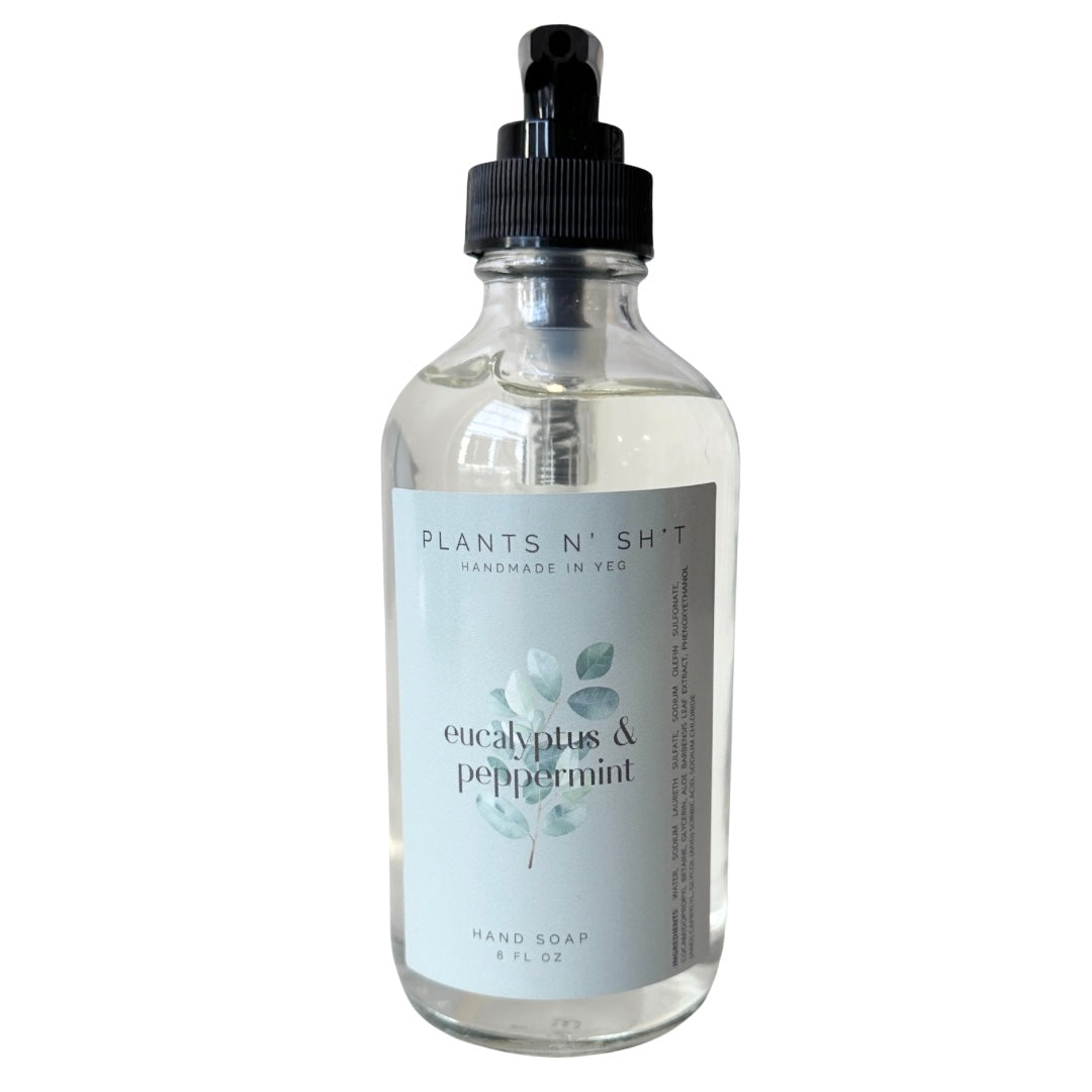 Liquid Hand Soap | Eucalyptus + Peppermint | 8oz