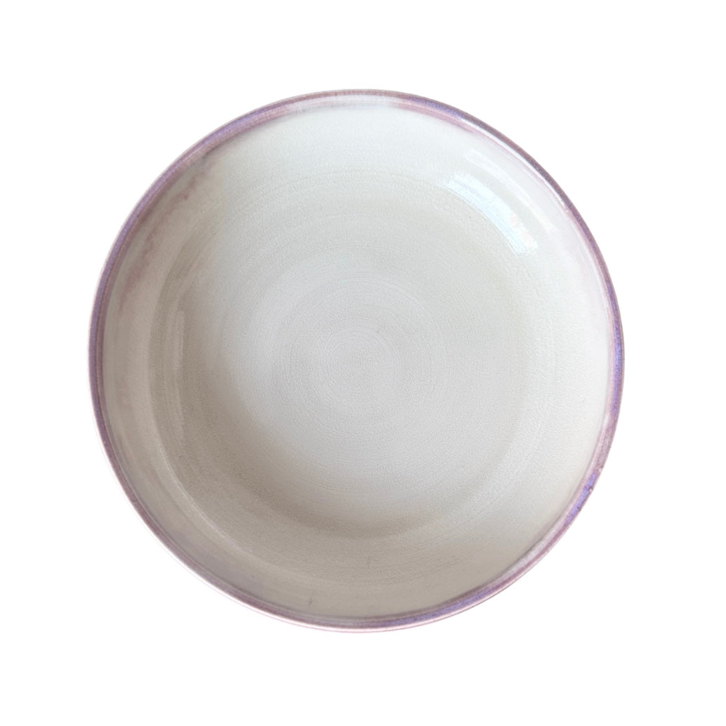 Handmade Ceramic Dish | Cream + Mauve