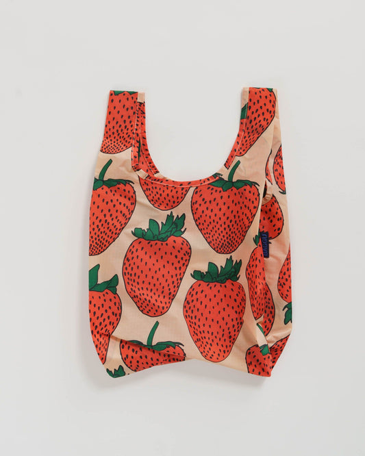 BAGGU Reusable Shopping Bag | Small Size | Strawberry