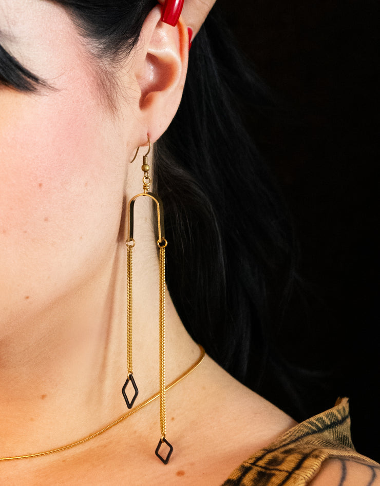 Lord Violet | Nouveau Dangle Earrings