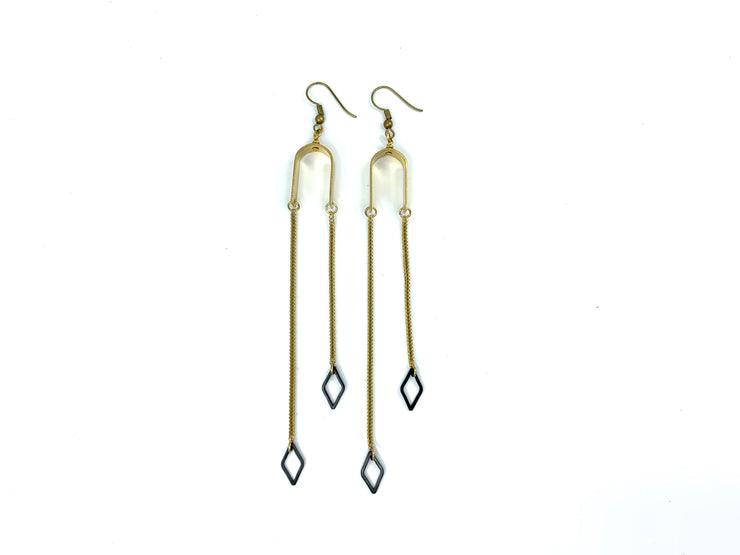 Lord Violet | Nouveau Dangle Earrings