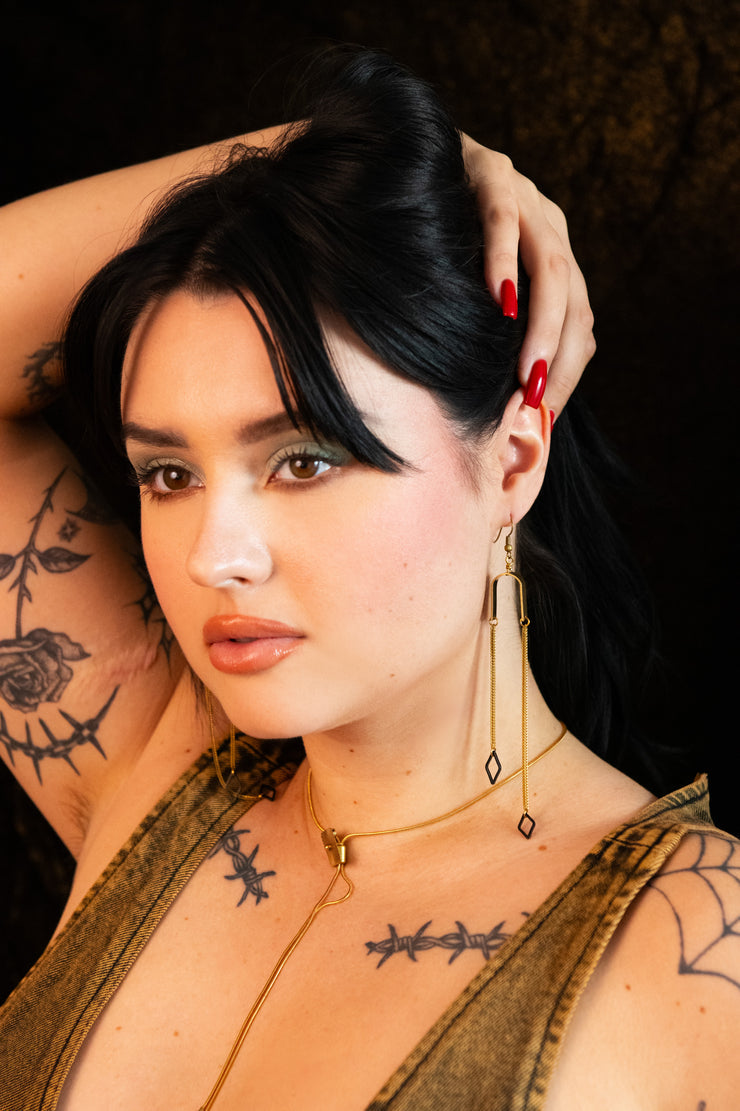 Lord Violet | Nouveau Dangle Earrings