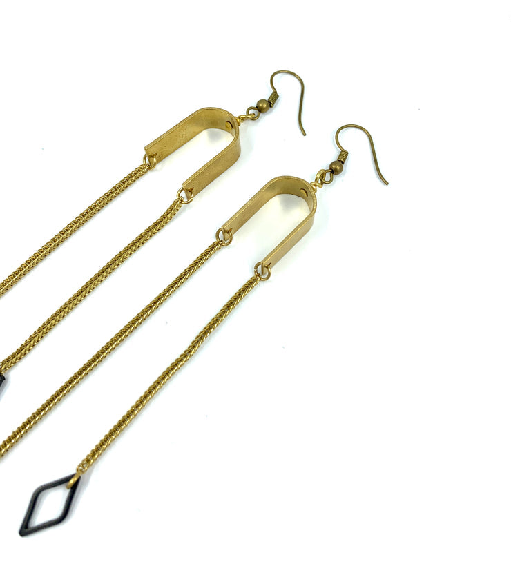 Lord Violet | Nouveau Dangle Earrings