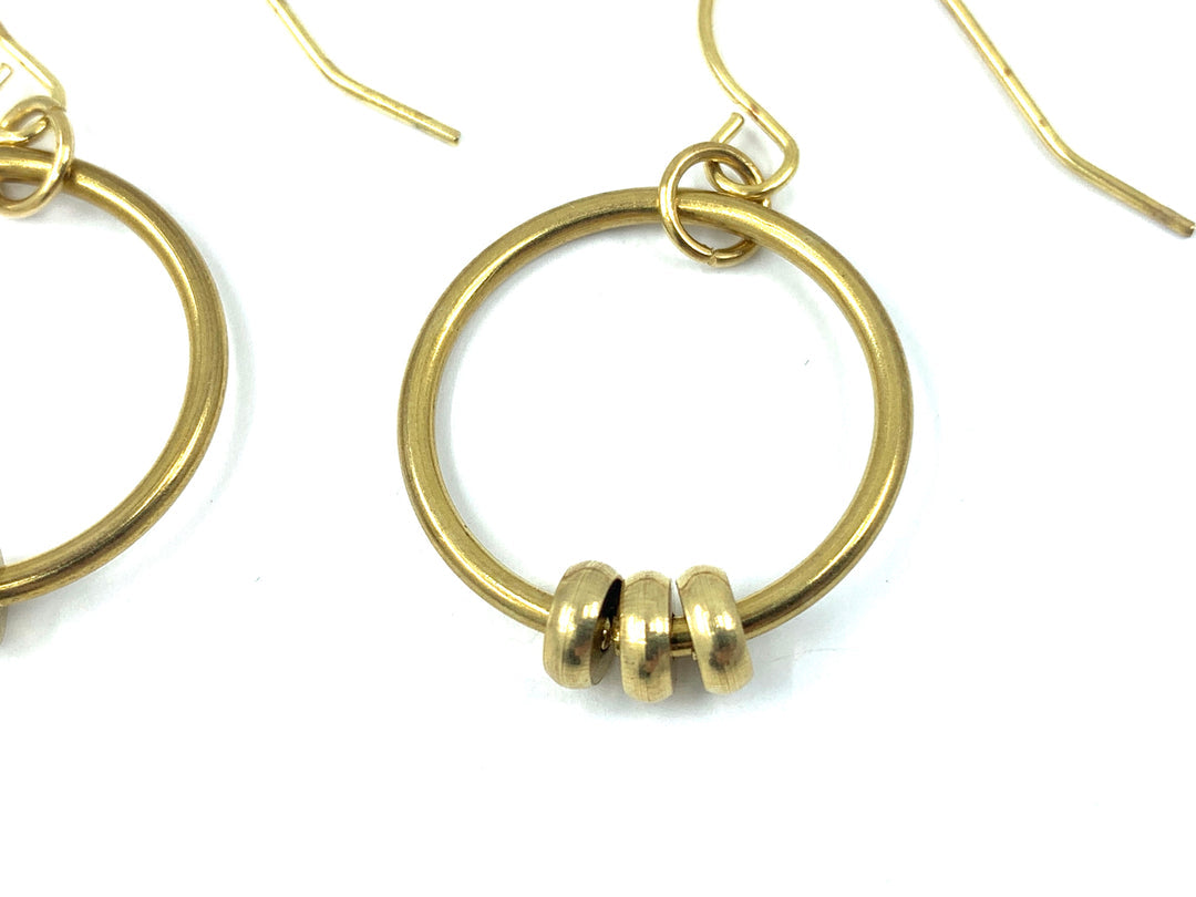 Lord Violet | Pure Beaded Hoop Earrings
