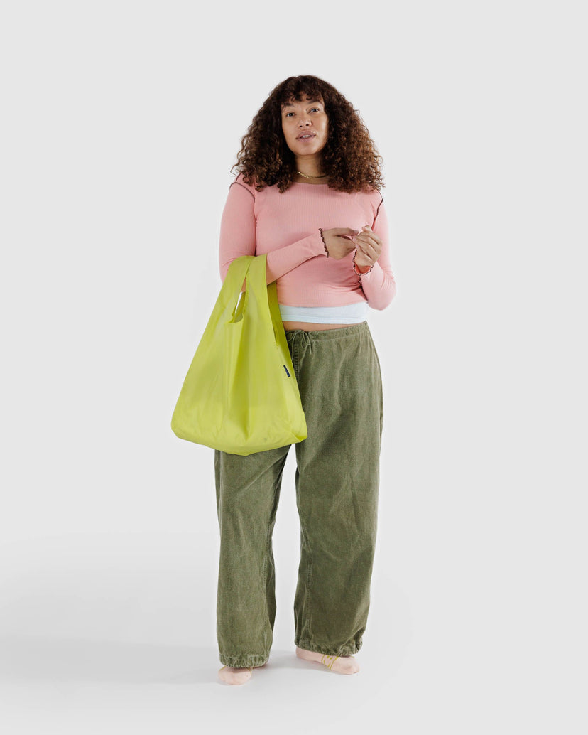 BAGGU Reusable Shopping Bag | Standard Size | Lemon Curd