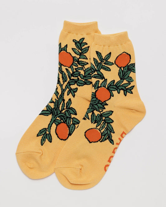 Crew Socks | Orange Tree