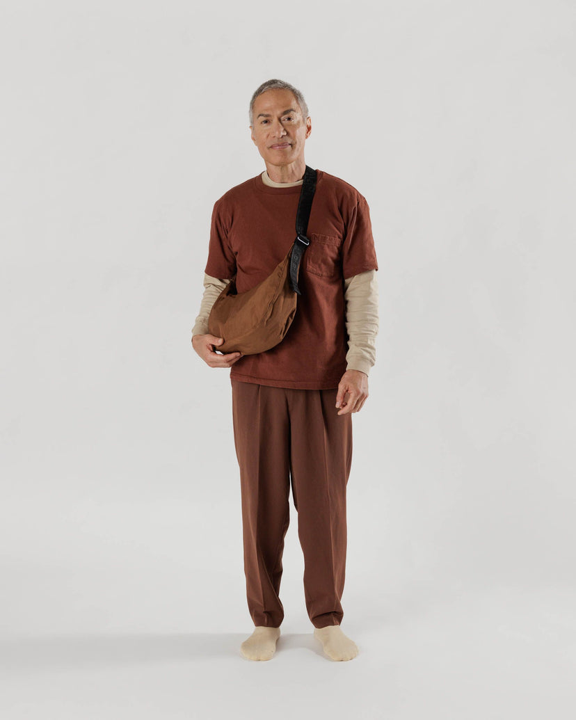 BAGGU Medium Crescent Bag | Brown