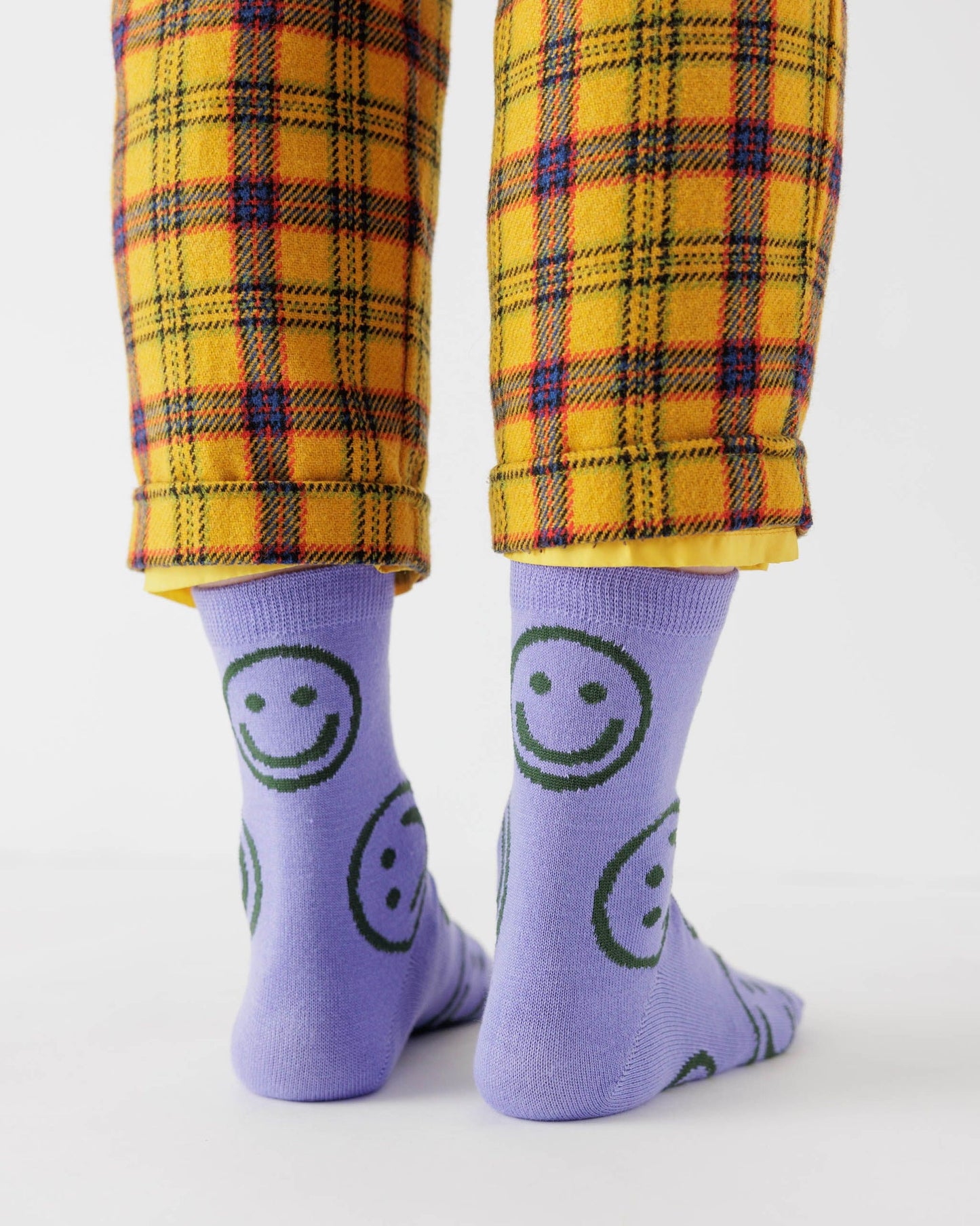 BAGGU Crew Socks | Lavender Happy