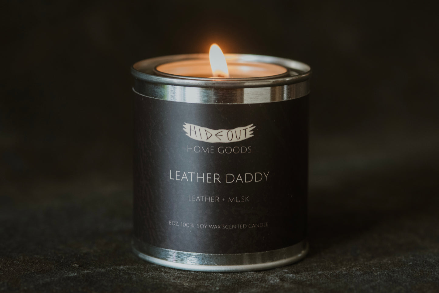 Scented Soy Candle | Leather Daddy | Leather + Musk