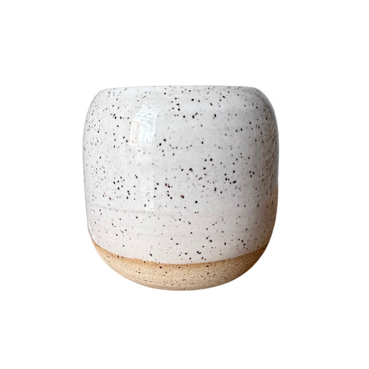 Handmade Ceramic Vessel | White Speckle