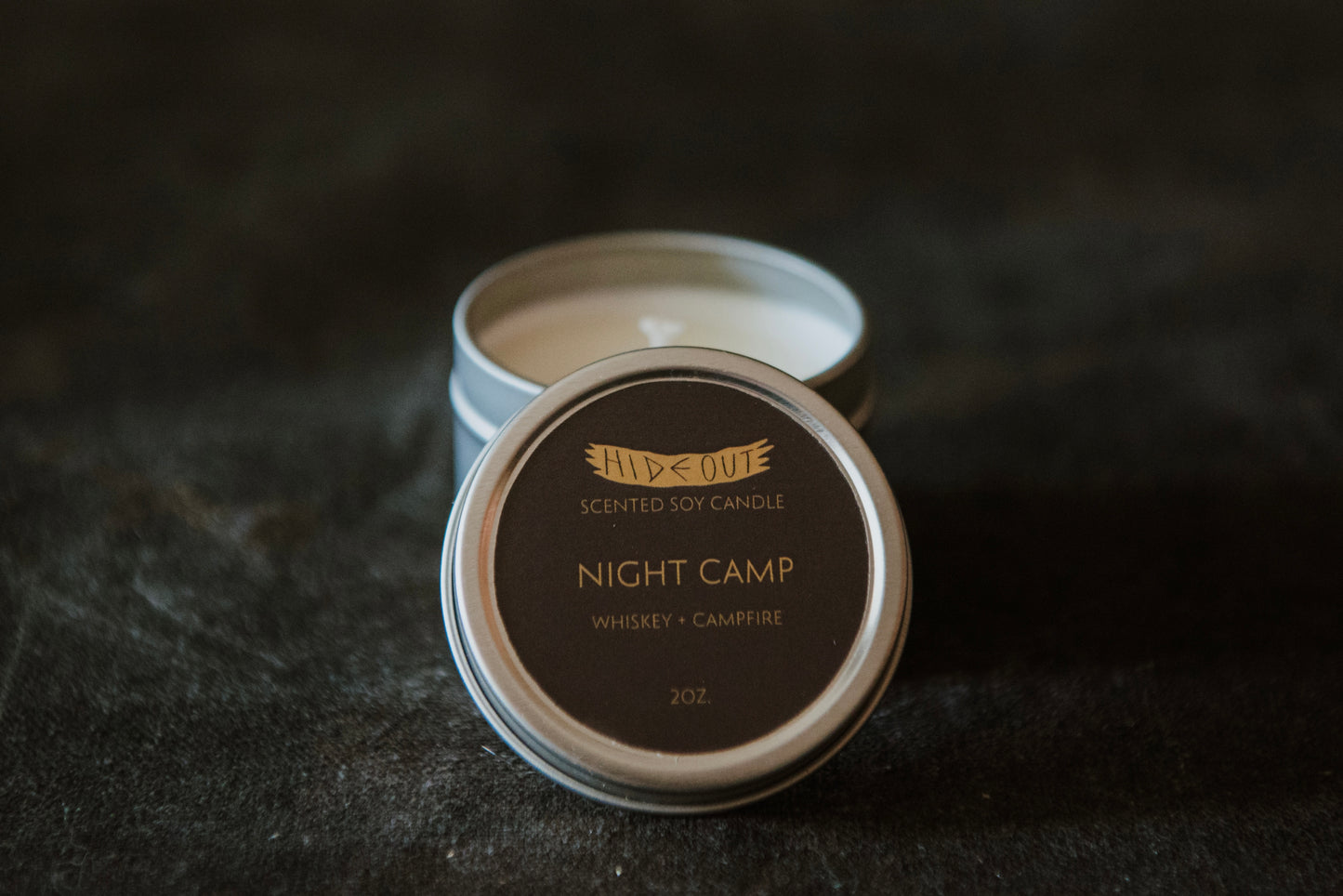Scented Candle | Night Camp | Whiskey + Campfire