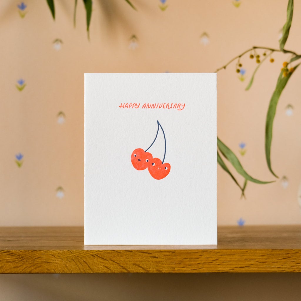 Greeting Card | Anniversary Cherries