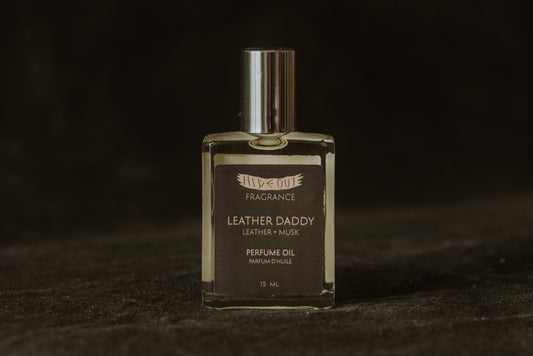 Perfume Oil | Leather Daddy | Raw Leather, Cedarwood + Musk