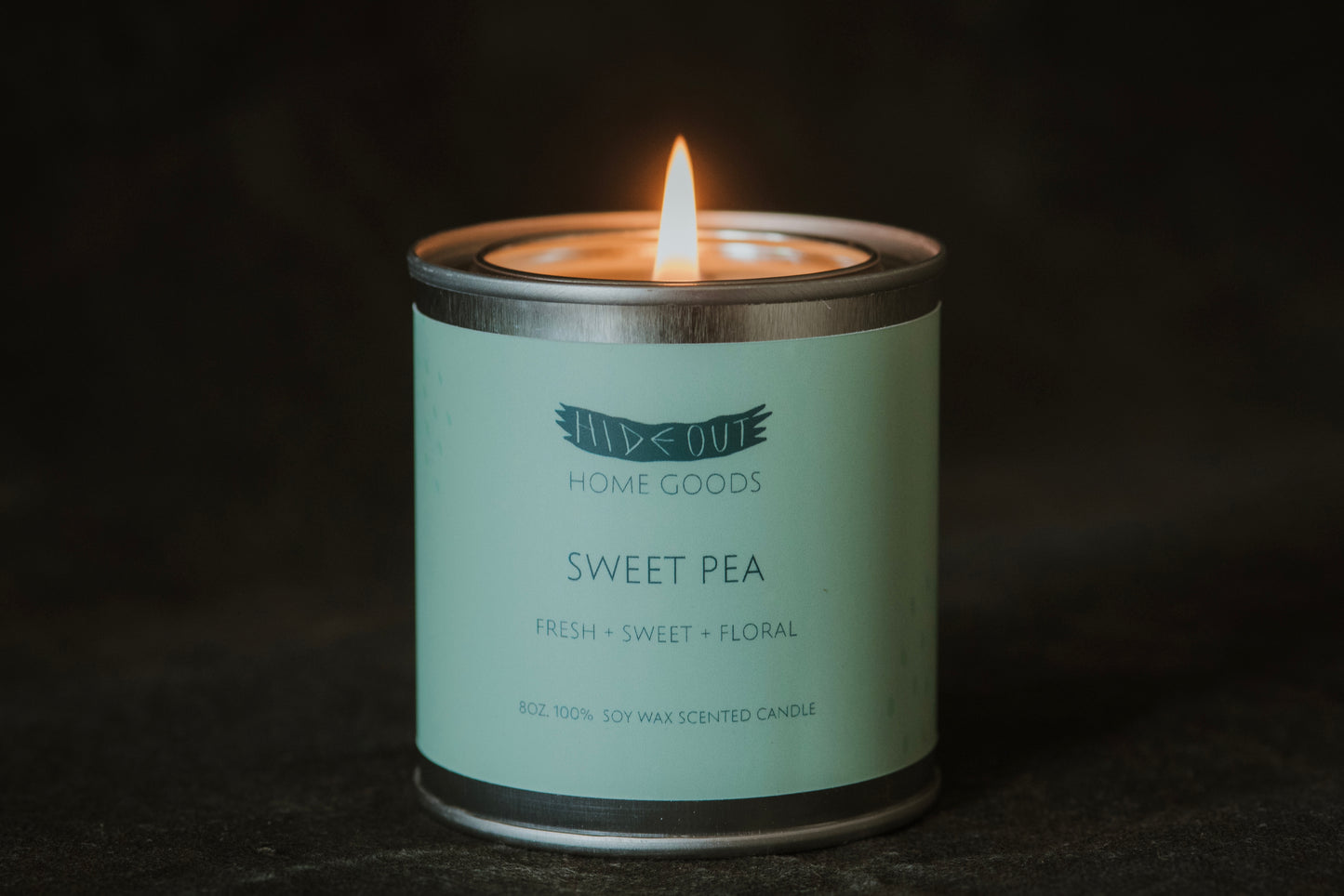 Scented Soy Candle | Sweet Pea