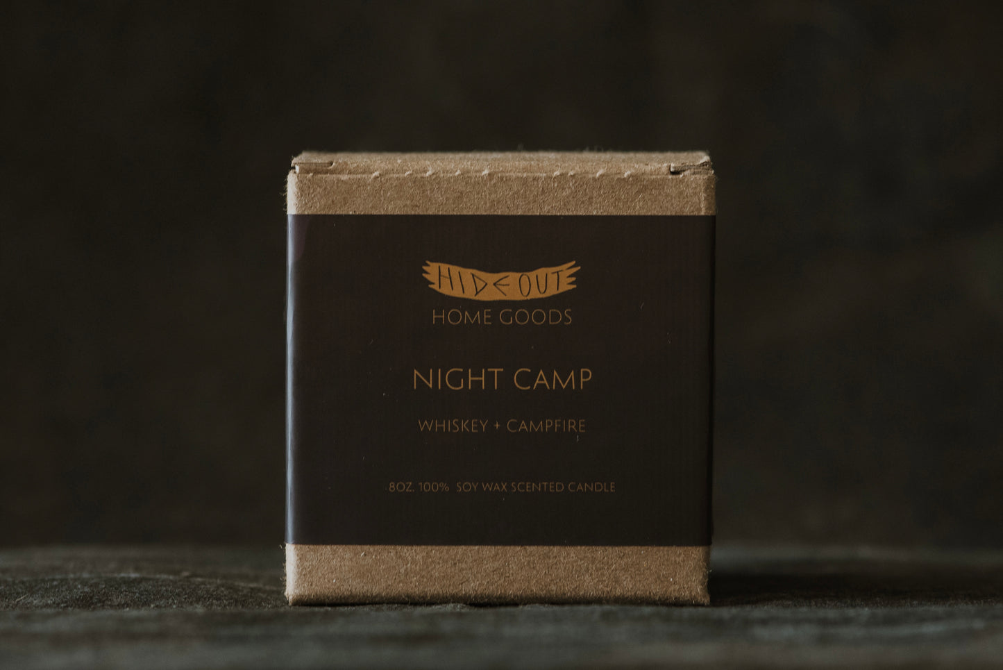 Scented Soy Candle | Night Camp | Whiskey + Campfire