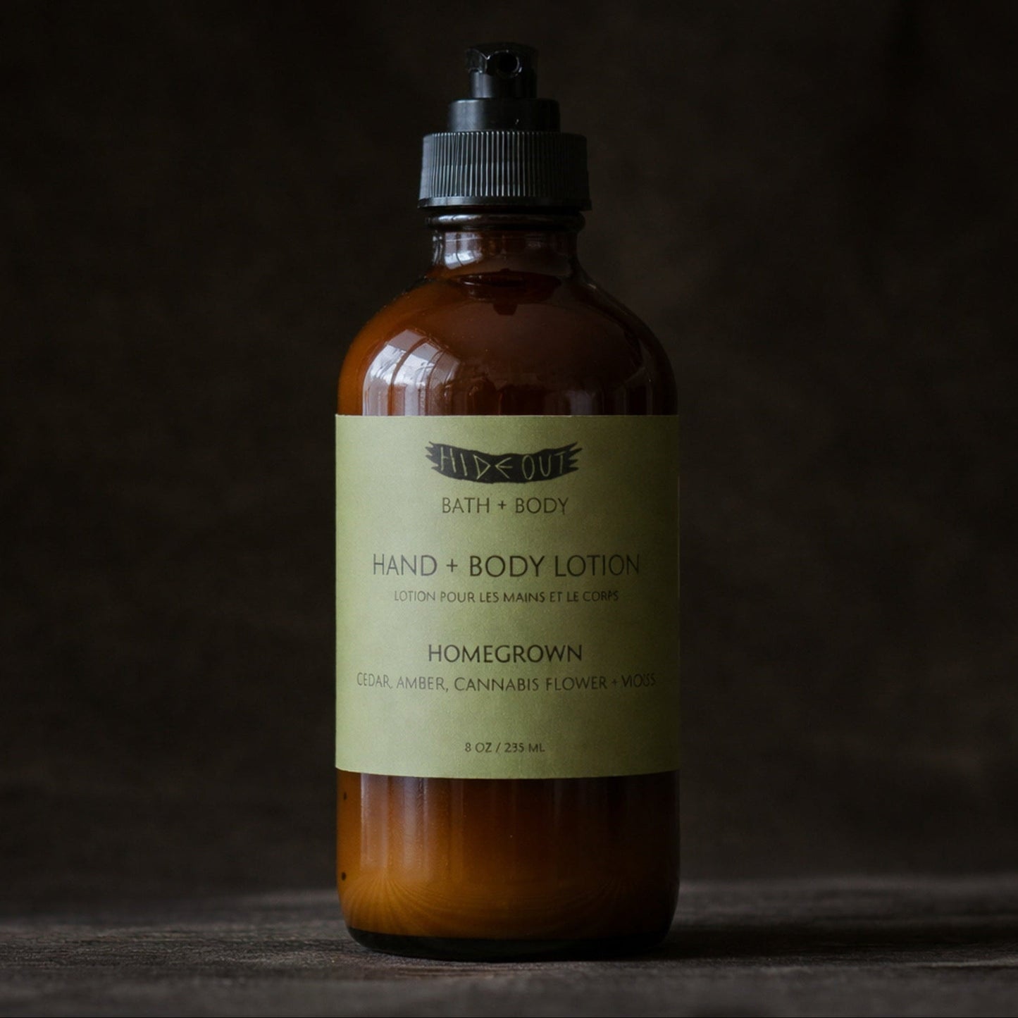 Hand + Body Lotion | Homegrown | Cedar, Amber, Cannabis Blossom, Violet