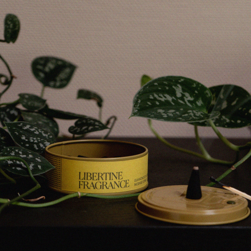 Libertine Fragrance | Incense Cones | Guaiacwood & Bergamot