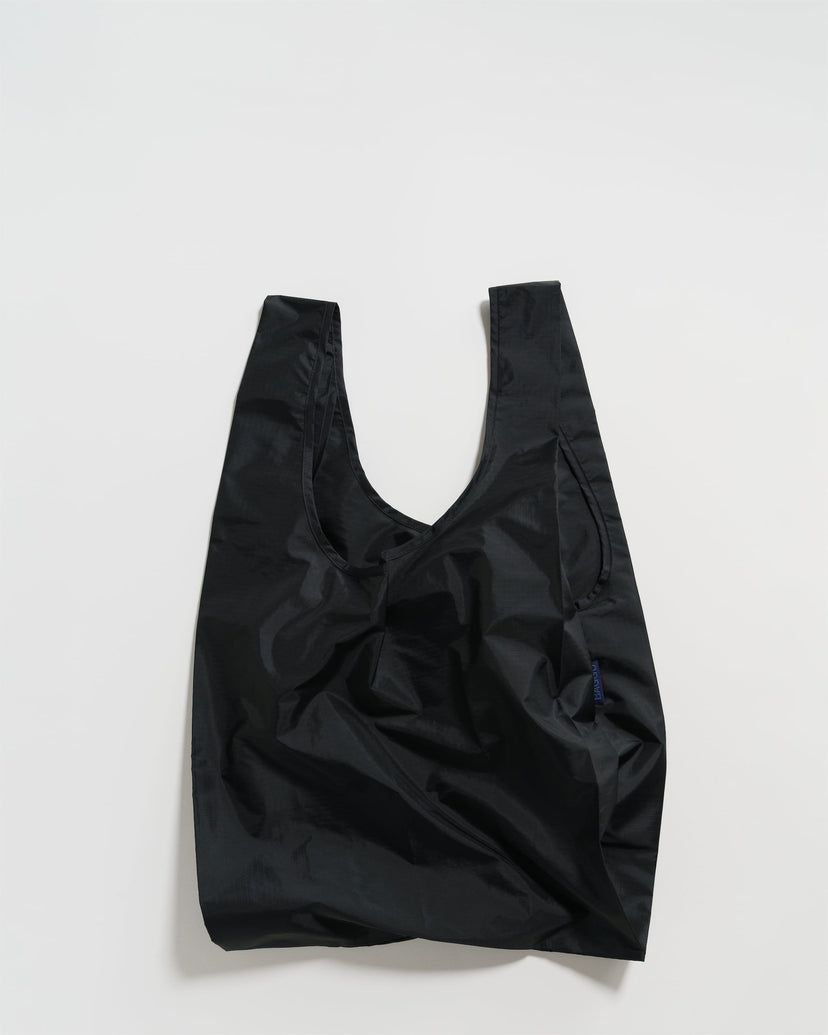 BAGGU Reusable Shopping Bag | Standard Size | Black