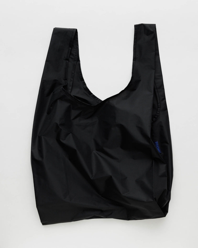 BAGGU Reusable Shopping Bag | Standard Size | Black