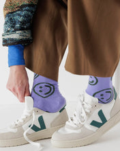 BAGGU Crew Socks | Lavender Happy