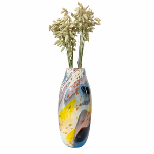 Handmade Blown Glass Vase