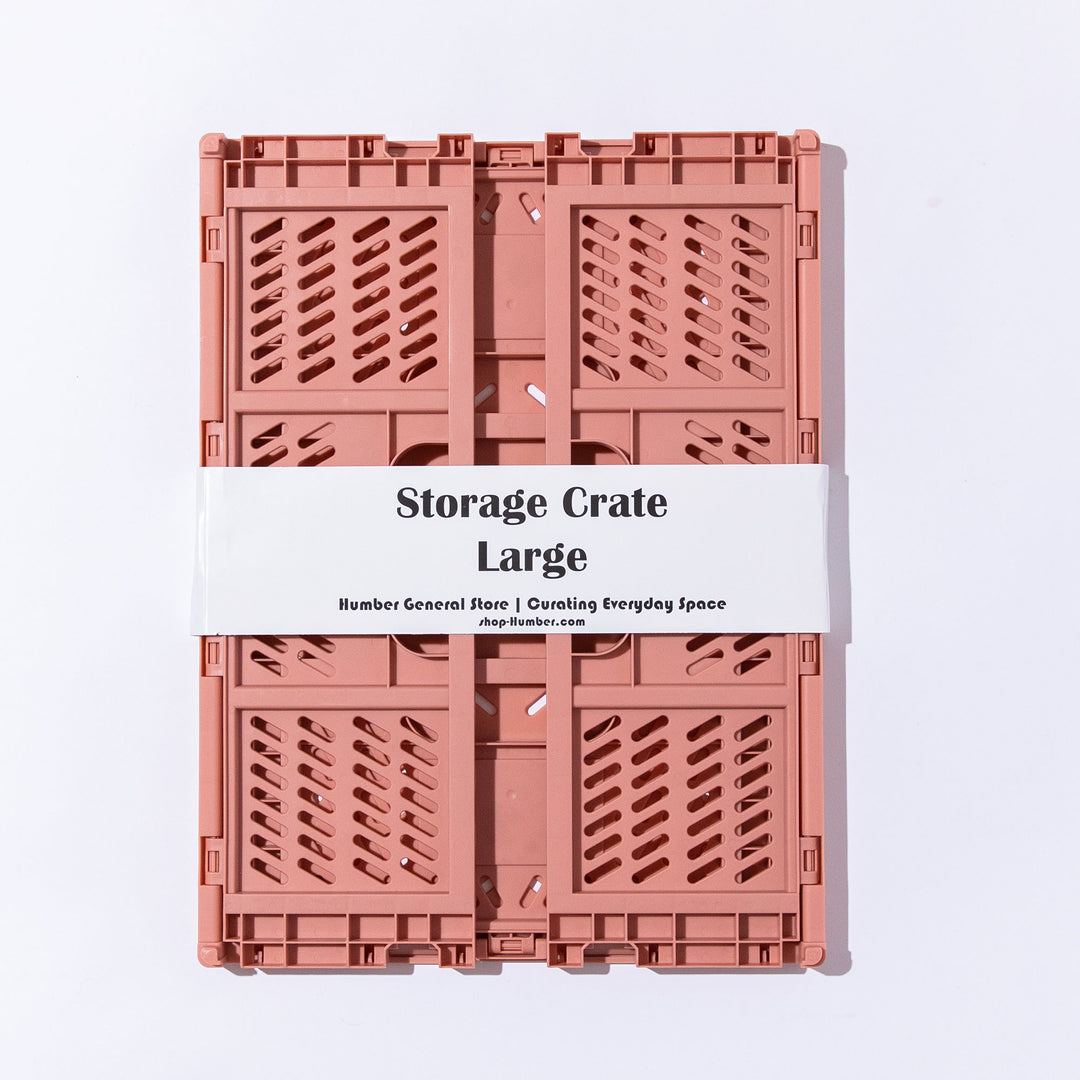 Collapsible Storage Crate | Apricot