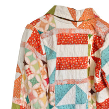 Handmade Quilted Chore Jacket | Rainbow Sherbert | M/L