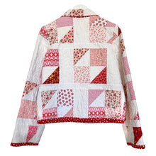 Handmade Quilted Bomber Jacket | Strawberry Shortcake | S/M