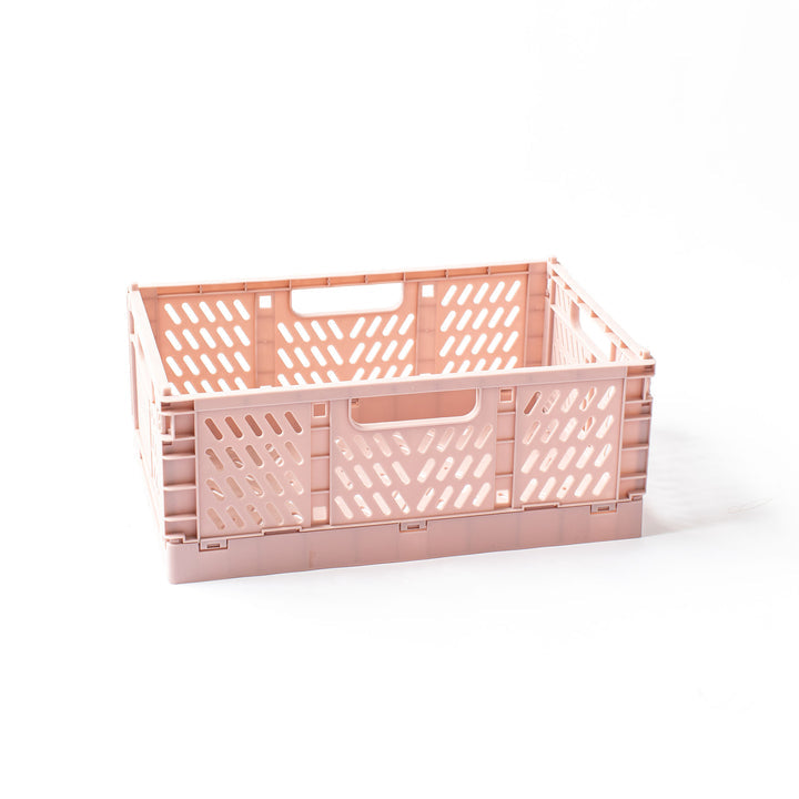 Collapsible Storage Crate | Dusty Pink