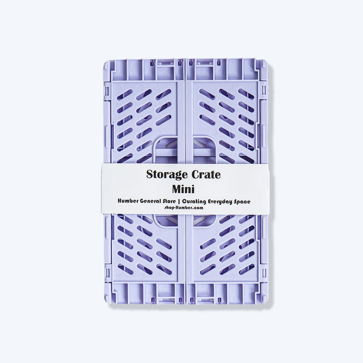 Collapsible Storage Crate | Lilac