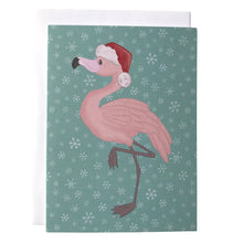 Carabara Designs | Greeting Card | Christmas Flamingo