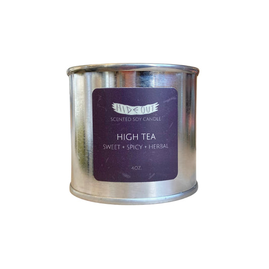 Hideout Scented Soy Candle | High Tea | Spicy Herbal Black Tea