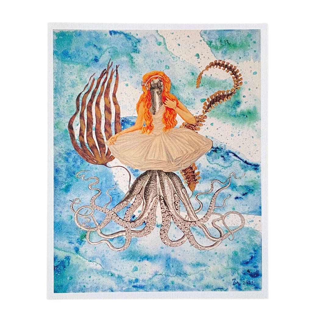 Collage Art Print | Squid Ballet 8x10