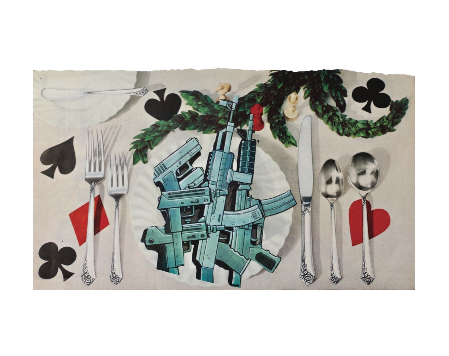 Art Print | 8x10 Collage| An Expensive Meal