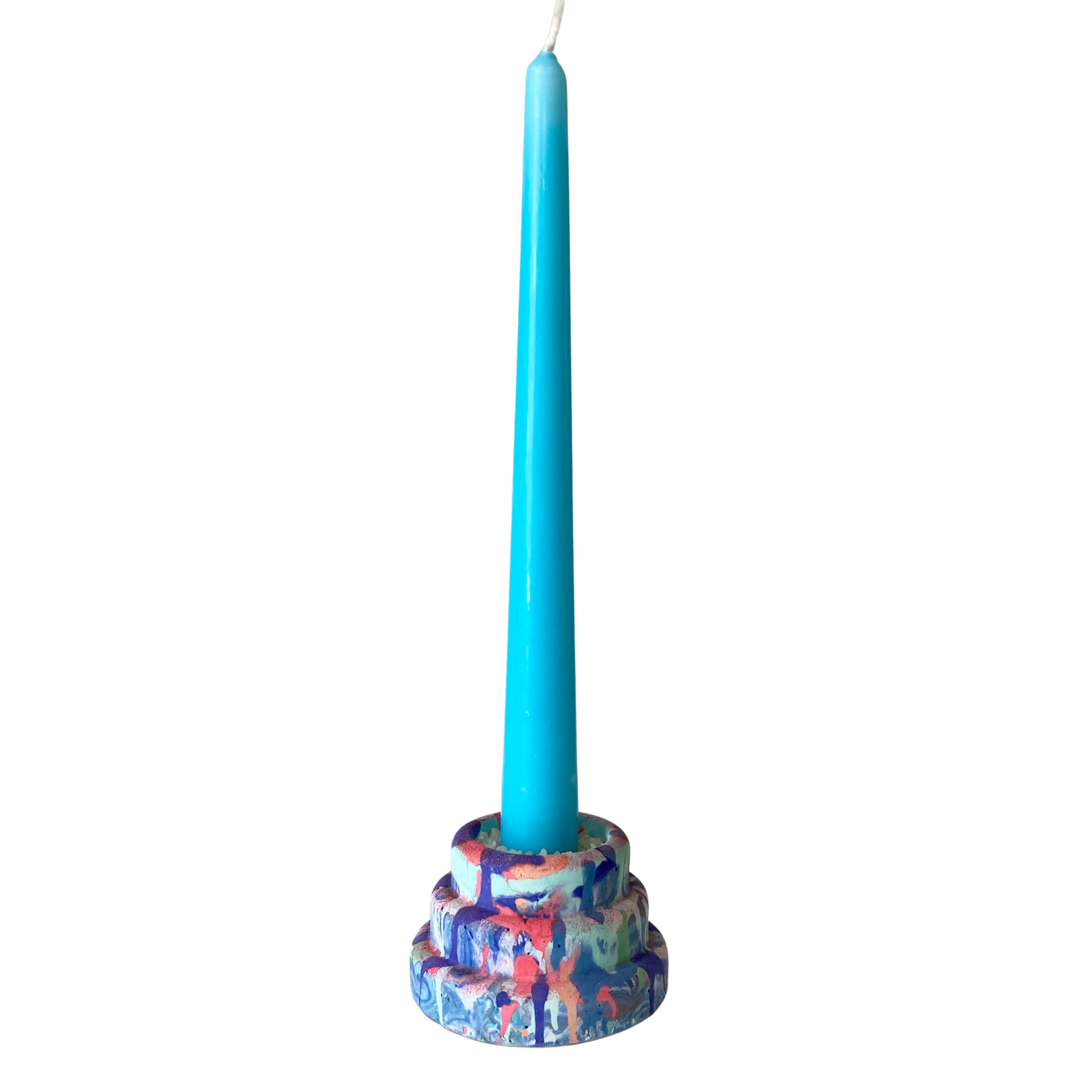 Taper Candle | Electric Blue