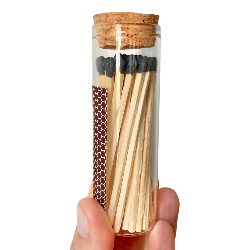 Decorative Candle Matches | Black Tip