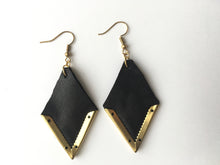 Sultry Brass Tip Earrings