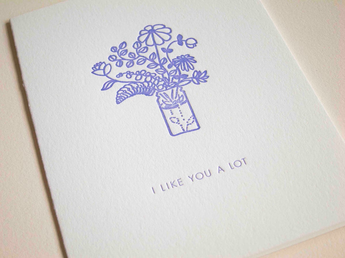 Greeting Card | I Like You a Lot Bouquet