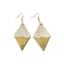 Sultry Brass Tip Earrings