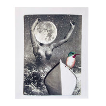 Collage Art Print | Lunar Woman 8x10
